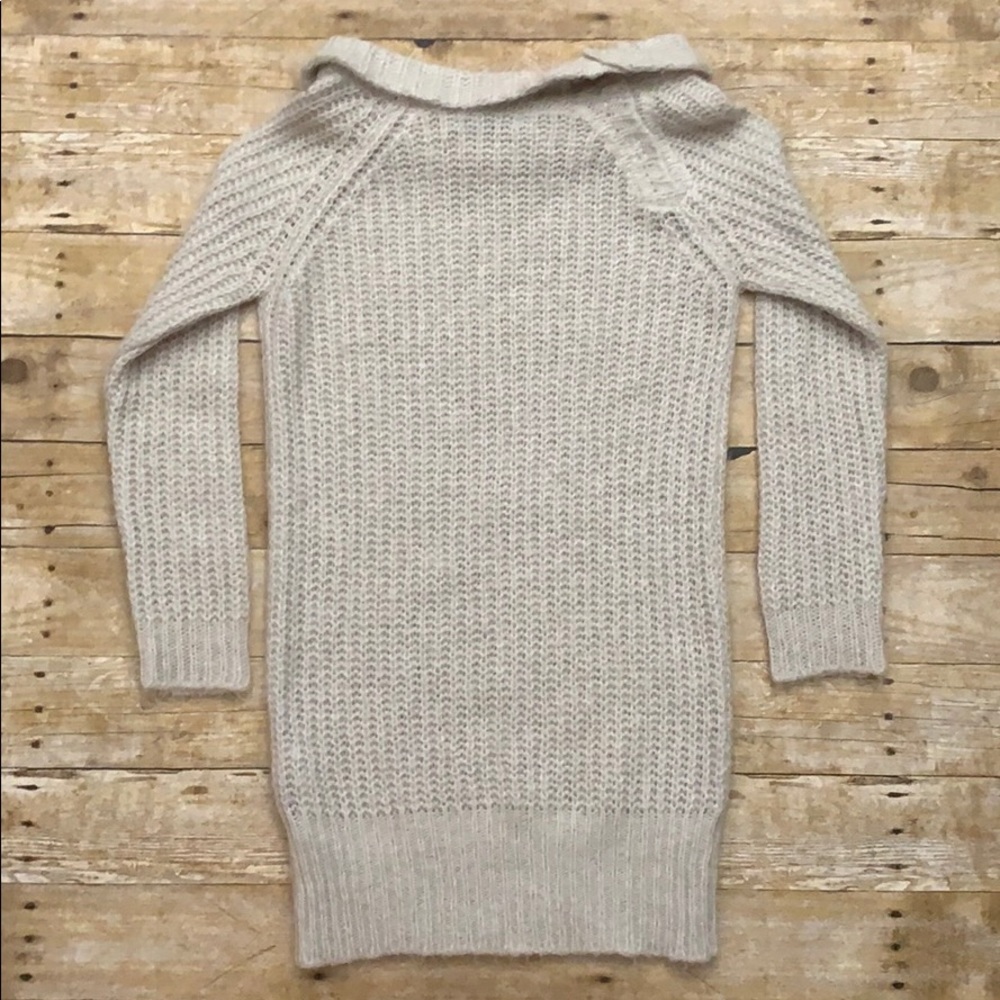 Zara Long Knit Cowl Neck Sweater - Picture 4 of 8